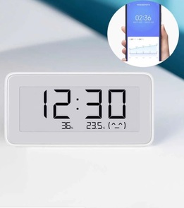 Метеостанція Xiaomi Mijia Digital Hygrometer Clock E-ink