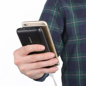 Фото: Батарея універсальна AUKEY PB-N15 Power Bank 20000mAh 2xUSB Black (LLTS83104) № 4 | KTC