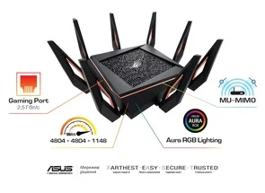 Фото: Wi-Fi Роутер ASUS ROG Rapture GT-AX11000 № 8 | KTC