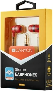 Фото: Навушники Canyon CNS-CEP4R Red № 2 | KTC