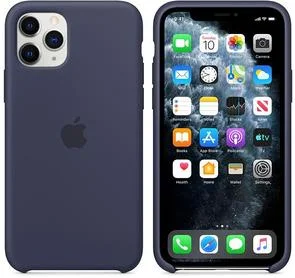 Фото: Чохол Apple for iPhone 11 Pro - Silicone Case Midnight Blue (MWYJ2ZM/A) № 4 | KTC