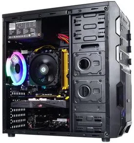 Фото: Персональний комп'ютер ARTLINE Gaming X39 (X39v38Win) - Intel Core i5 i5-9400F / 16 ГБ DDR4 / SATA 3 SSD 480 ГБ / Nvidia / GeForce GTX 1050 Ti, 4 ГБ / Intel H310 / 500 Вт № 3 | KTC
