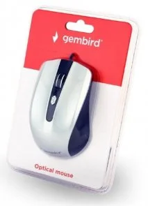 Фото: Миша Gembird MUS-4B-01-BS USB Black/Silver № 3 | KTC