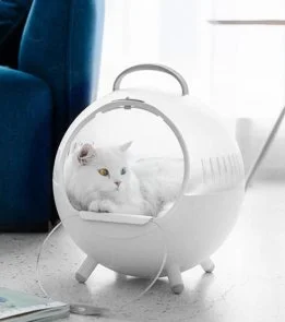 Фото: Сумка для котів Xiaomi Furrytail Tail Life Cat's Moving Castle Cat Bag White № 4 | KTC