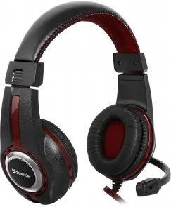 Фото: Гарнітура Defender Warhead G-185 Black/Red (64106) № 2 | KTC