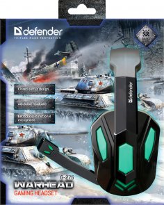 Гарнітура Defender Warhead G-275 Black/Green (64122)