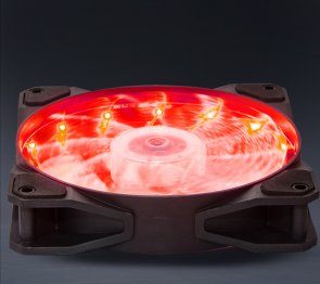 Вентилятор для корпуса Frime Iris LED Fan 15LED Red (FLF-HB120R15BULK)