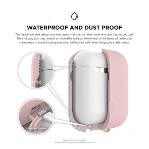 Чохол для Airpods Elago - Waterproof Case Lovely Pink (EAPWF-BA-LPK)