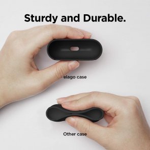 Чохол Elago for Airpods Pro - Liquid Silicone Case Black (EAPPRH-BK)