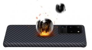 Чохол-накладка PITAKA для смартфону Samsung S20 Ultra - MagEz case, Black / Grey