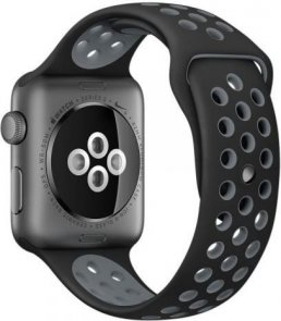 Ремінець HiC for Apple Watch 42/44mm - Nike Silicone Gray