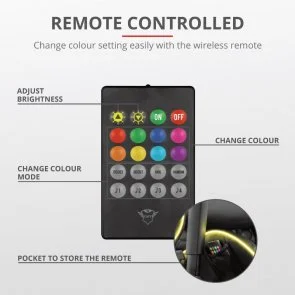 Фото: Крісло Trust GXT 717 Rayza RGB-Illuminated Black (23377_TRUST) № 6 | KTC