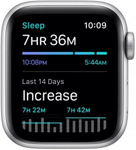 Смарт годинник Apple Watch Nike Series SE GPS 40mm Silver Aluminium Case with Pure Platinum/Black N (MYYD2)