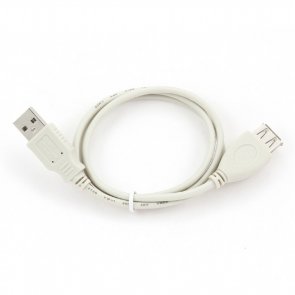 Кабель Cablexpert AM / AF 0.75m White (CC-USB2-AMAF-75CM/300)