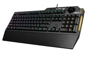 Фото: Клавіатура ASUS TUF Gaming K1 UA USB Black (90MP01X0-BKMA00) № 4 | KTC
