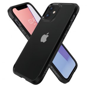 Чохол-накладка Spigen для iPhone 12 Mini - Crystal Hybrid Matte Black