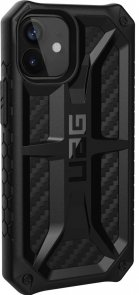 Чохол-накладка Urban Armor Gear для Apple iPhone 12 Mini - Monarch, Carbon Fiber