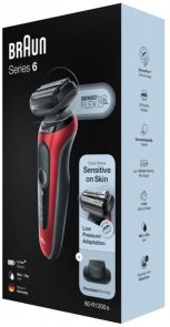 Електробритва Braun Series 6 60-R1200s Red/Black