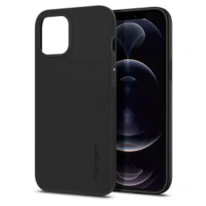Фото: Чохол Spigen for iPhone 12 Pro Max - Thin Fit Black (ACS01612) № 3 | KTC