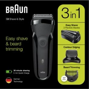 Фото: Електробритва Braun Series 3 300BT Black (81702941) № 4 | KTC