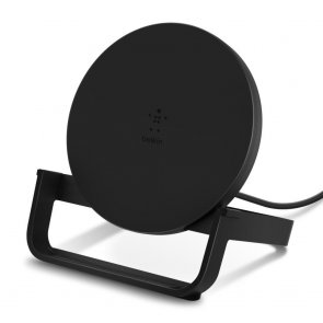 Зарядний пристрій Belkin Stand Wireless Charging Qi 10W Black (WIB001VFBK)