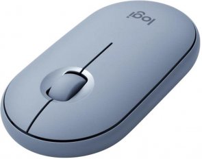 Мишка, Logitech Pebble M350 Wireless, Blue Grey