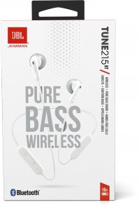 Гарнітура JBL TUNE 215BT White (JBLT215BTWHT)