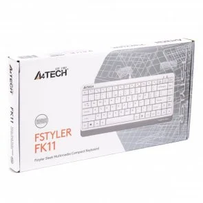 Фото: Клавіатура A4tech Fstyler FK11 White (FK11 USB (White)) № 4 | KTC