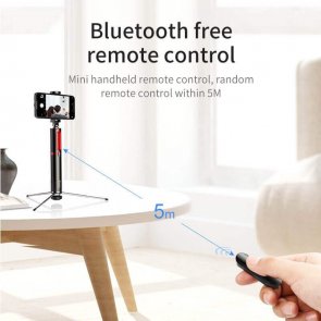 Селфі монопод Baseus Fully Folding Selfie Stick Black/Red (SUDYZP-D19)