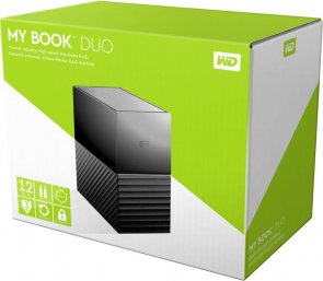 Зовнішній жорсткий диск Western Digital My Book Duo 12TB (WDBFBE0120JBK-EESN)