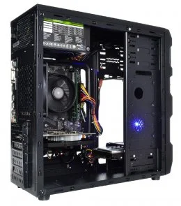 Фото: Персональний комп'ютер ARTLINE Home H53 (H53v18Win) - Intel Core i3 i3-10100F / 8 ГБ DDR4 / HDD + SSD 1 ТБ + 240 ГБ / Nvidia / GeForce GT 1030, 2 ГБ / 400 Вт № 3 | KTC