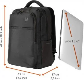 Фото: Рюкзак для ноутбука Tucano Marte Gravity AGS Black (BKMAR15-AGS-BK) № 4 | KTC