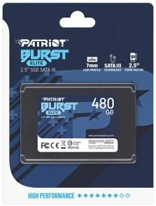 Фото: SSD-накопичувач Patriot Burst Elite SATA III 480GB (PBE480GS25SSDR) № 2 | KTC