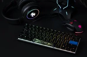 Фото: Клавіатура Ducky Ducky Mecha Mini Cherry Silent Red Black (DKME2061ST-SURALAAT1) № 11 | KTC