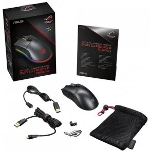 Фото: Миша ASUS ROG Gladius II Origin USB Black (90MP00U1-B0UA00) № 3 | KTC