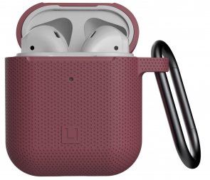 Чехол Urban Armor Gear for Airpods - U DOT Silicone Aubergine