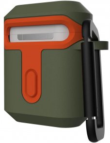 Чохол UAG for Airpods - Standard Issue Hard 001 Olive/Orange (10242F117297)   