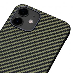 Чохол Pitaka for iPhone 12 - MagEZ Case Twill Black/Yellow (KI1205M)