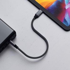Кабель Satechi 100W Type-C / Type-C 0.25m Space Gray (ST-TCC10M)