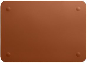 Чохол Apple for Macbook 12 - Leather Sleeve Saddle Brown (MQG12)