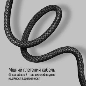 Фото: Кабель ColorWay PD Fast Charging 65W CM / CM 1m Gray (CW-CBPDCC040-GR) № 8 | KTC