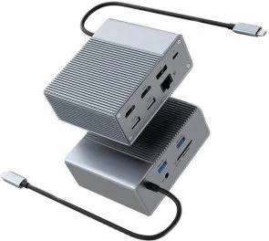 Фото: USB-хаб HyperDrive HD-G212 12in1 Silver № 3 | KTC