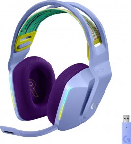 Logitech Lightspeed Wireless RGB Gaming Headset G733 Lilac
