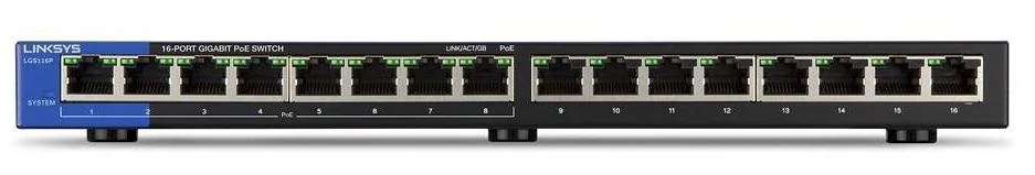 Фото: Комутатор LinkSys LGS116P (LGS116P-EU) № 2 | KTC