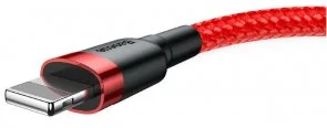 Фото: Кабель Baseus Cafule 1.5A AM / Lightning 2m Red (CALKLF-C09) № 3 | KTC