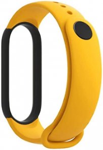 Ремінець Xiaomi Mi Band 5 - Silicon Yellow Original