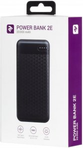  Батарея універсальна 2E PB2004 20000mAh Black (2E-PB2004-BLACK)