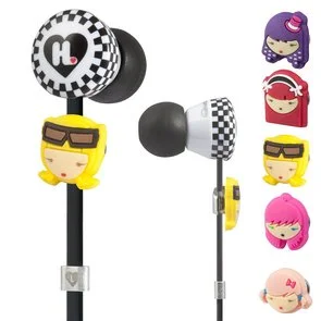 Фото: Навушники Monster Harajuku Lovers Wicked Style In-Ear чорно-білі № 2 | KTC