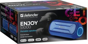 Портативна акустика Defender Enjoy S1000 Blue (65687)