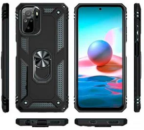 Фото: Чохол BeCover for Xiaomi Redmi Note 10/Note 10s - Military Black (706062) № 2 | KTC